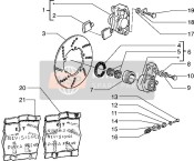 498443, Kit Remklauw Overh., Piaggio, 2