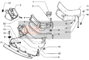 562720000C, Deflec Gauche Noir, Piaggio, 0