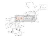 Guante delantero-Caja - Rodilla-Panel de guardia