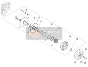 1A016949, Clutch Housing With Ip, Piaggio, 2