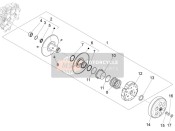 1A004103, Tambour D'Embrayage, Piaggio, 0