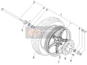 600377, Wheel Axle, Piaggio, 0