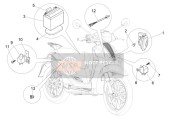 Interruttori del telecomando - Batteria - Corno