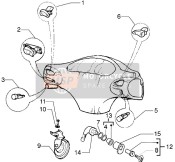 015946, Lagerbolzen, Piaggio, 2