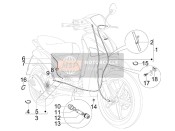 647804, Compleet Kilometer Teller Flexible Transmissie, Piaggio, 2