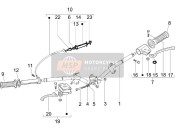 665533, Complete Throttle Control Transmission, Piaggio, 1