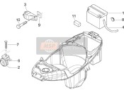 Interruttori del telecomando - Batteria - Corno