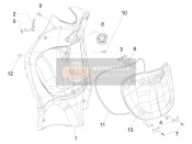 Guante delantero-Caja - Rodilla-Panel de guardia