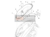 Alloggiamento del casco - Sotto la sella