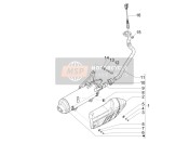 1A0071445, Silencer Complete With Protection, Piaggio, 0
