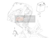 Interruttori del telecomando - Batteria - Corno