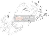 623795, Actuator Support Plate, Piaggio, 0