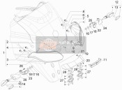 655819, Support Clignotant Avt Dr, Piaggio, 2