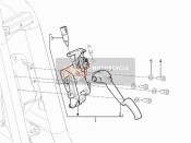 6494205, Complete Parking Lever Assembly., Piaggio, 4