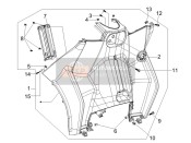 Guante delantero-Caja - Rodilla-Panel de guardia