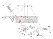 649341, Trasmissione Com. Chiusura Gas, Piaggio, 1