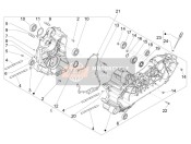 872909, Guarnizione Semicarter 0, 4, Piaggio, 1