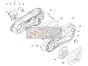 1A005445, Transmissie Soundproofing Afdekking, Piaggio, 1