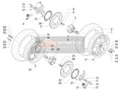 1C003081, Ruota Anteriore 3.00X13", Piaggio, 0