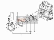 Cylindre-Piston-Unité de broche de poignet