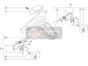 639402, Ruecklicht Kpl. Nrg Power, Piaggio, 0