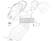1B011903, R??ckenlehne Top Case, Piaggio, 0