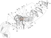 Guante delantero-Caja - Rodilla-Panel de guardia