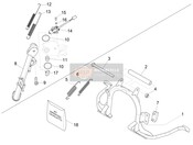 1R000510, Support Kit, Piaggio, 1