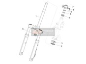 Fork/steering tube - Steering bearing unit