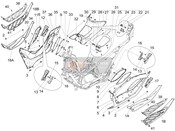 1B00646000090, Trittbrett Re Komplett, Piaggio, 1