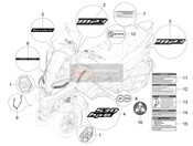 1B009257, Deckel Benzin, Piaggio, 2