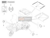 2H002471000A2, Plakette ""Piaggio"", Piaggio, 2