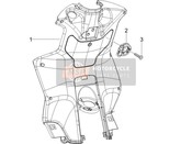 Front glove-box - Knee-guard panel
