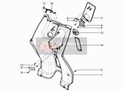 Guante delantero-Caja - Rodilla-Panel de guardia