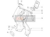 Front glove-box - Knee-guard panel