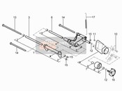 Swinging arm