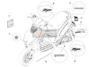 2H003414000A1, Plakette ""Piaggio"", Piaggio, 1