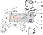 290402, Portafusibile Compl., Piaggio, 4