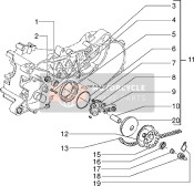 286170, Demi Poulie Crantee, Piaggio, 1