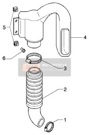 Belt Cooling Tube-Intake Tube