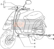 Trasmissioni-Freno posteriore-Tachimetro (kms)