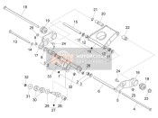 669133, Complete Swinging Arm On Frame Side, Piaggio, 0