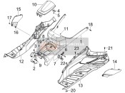 Central Cover - Footrests