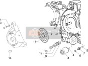 Flywheel Magnets Cover - Oil Filter