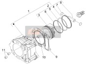 Cylindre-Piston-Unité de broche de poignet