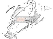 CM02940100F2, Seitenverkleidung Links X8, Piaggio, 0