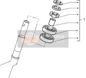 Conjunto de rodamientos de bolas de dirección