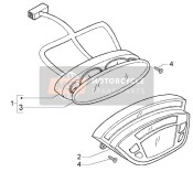 640259, Compteur Str Digit, Piaggio, 0