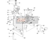 653210, Tubo Collegamento Testa - Radiatore, Piaggio, 0