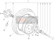 274706, Washer 6,4X10X0,7, Piaggio, 0